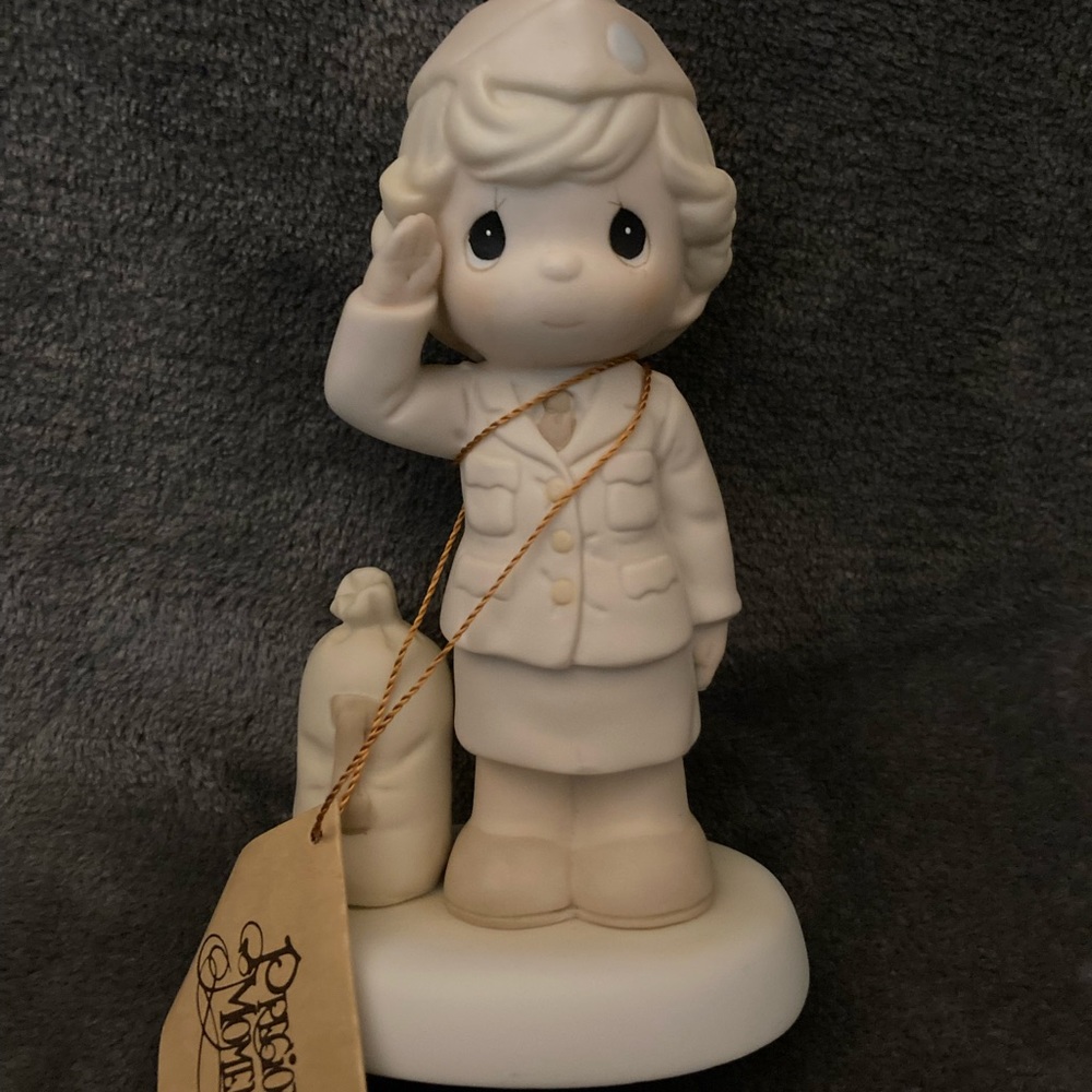 Vintage Precious Moments Armed Forces Girl